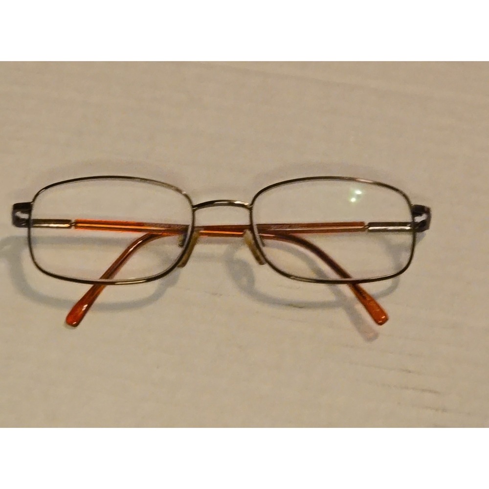 Modern Optical KODY Men's Metal Eyeglasses Frame 54-18-145 Brown Rectangular
